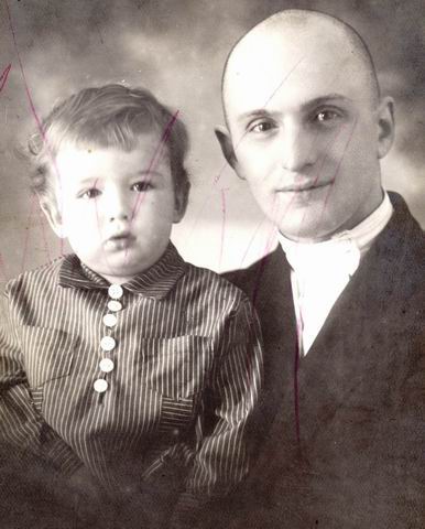 Я и папа (Лазарь Валерштейн и его сын Рэм)